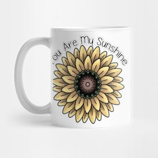 You Are My Sunshine Sunflower Mug